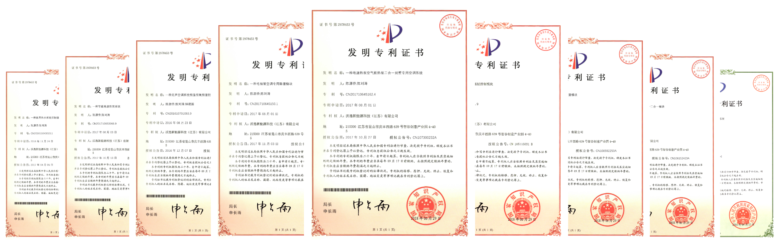 核心知识产权证书